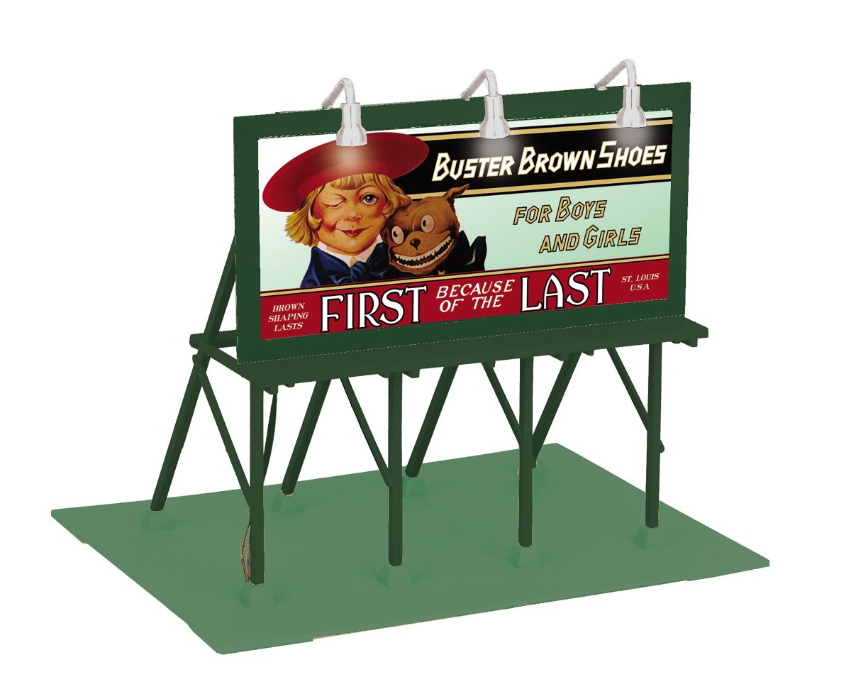 MTH O Lighted Billboards Buster Brown Shoes – 3090645 – F&M MTH O Lighted Billboards Buster Brown Shoes – 3090645 – F&M